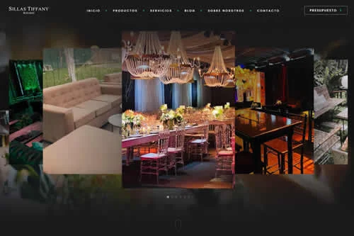 Sillas Tiffany Rosario | Alquieler Mobiliario para Eventos